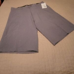17th St Surf Shop Boardshorts Surfer Waves Gray Poly/Spandex Mix Mens Size 36